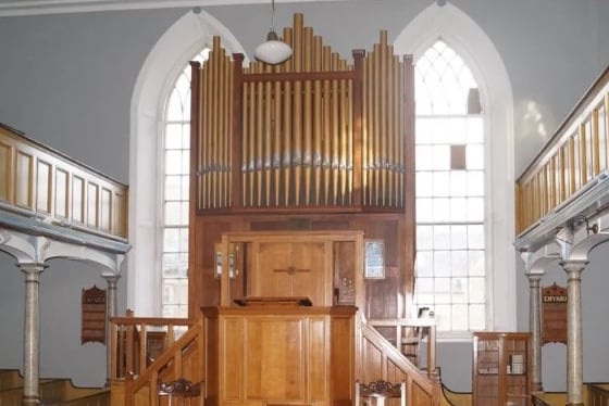 Inside Bethlehem Chapel, Newport, Pembrokeshire