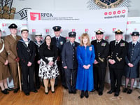 King’s representative for the county hands out awards