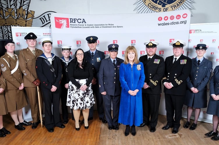In recognition of their outstanding service and devotion to duty, five people were awarded the Lord-Lieutenant’s Certificate of Merit by Miss Sara Edwards, in the ceremony at Picton Barracks, Carmarthen, on Thursday, February 20.
