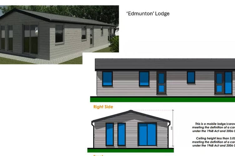 A change of use for an 10 additional mobile lodges/caravans was sought at Tretio Caravan & Camping Park, near St Davids. Picture: Pembrokeshire Coast National Park webcast.