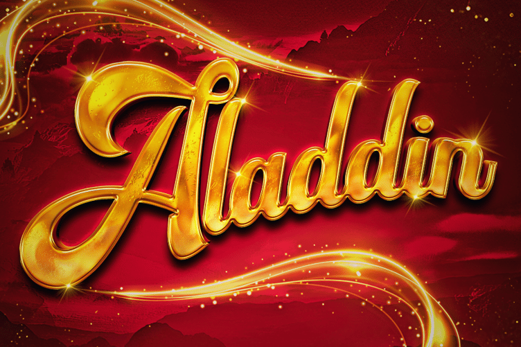 Aladdin title - Big Pembrokeshire Pantomime
