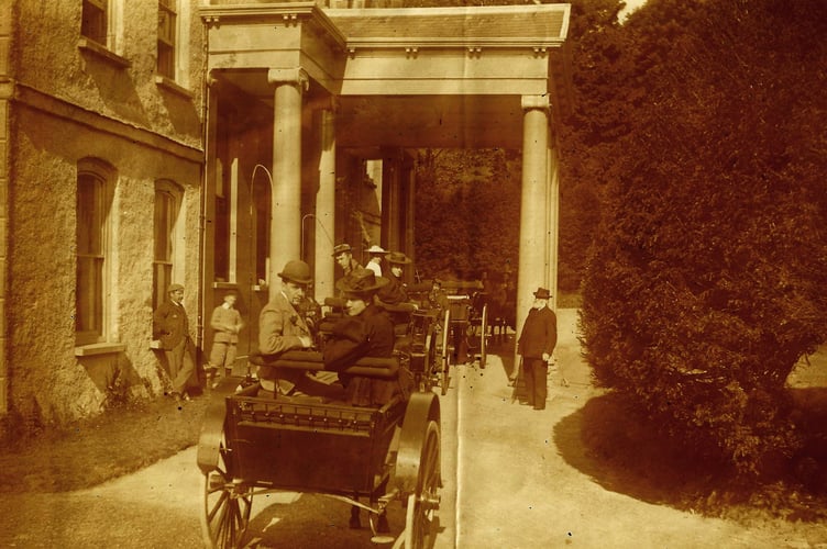 ·      Image taken as a sneaky peak of one small section inside Aberglasney’s new Museum attached as well as one of the images included in the Museum of former occupants of the mansion.