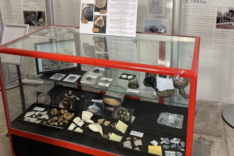 ·      Image taken as a sneaky peak of one small section inside Aberglasney’s new Museum attached as well as one of the images included in the Museum of former occupants of the mansion.