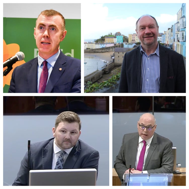 Labour have criticised Welsh Conservative Senedd Members Sam Kurtz and Paul Davies, along with Plaid Cymru’s Cefin Campbell and Adam Price who voted against £26 billion of support for communities, services and businesses across West Wales.