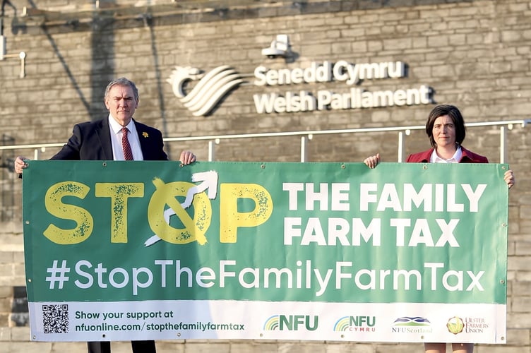 NFU Cymru members hear inheritance tax debate in the Senedd