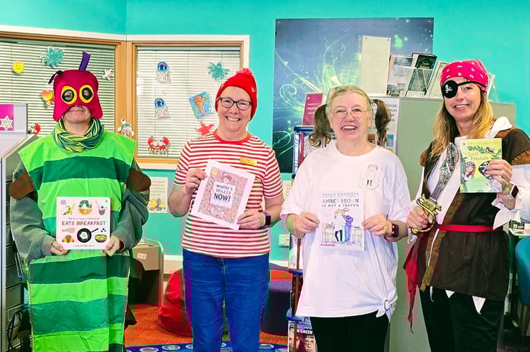 Saundersfoot Library world book day