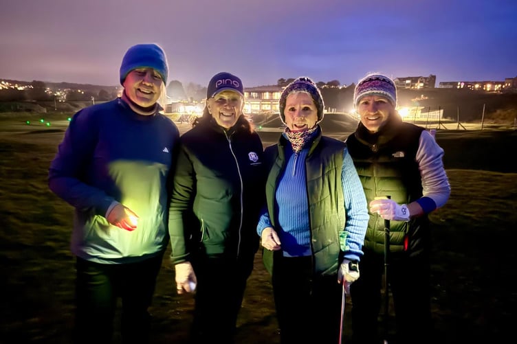 The Night Golf event at Tenby Golf Club was a hit