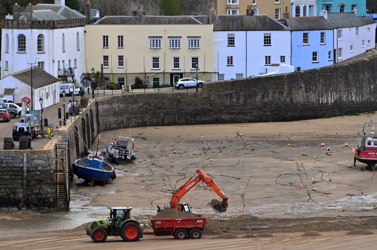 Tenby dredging