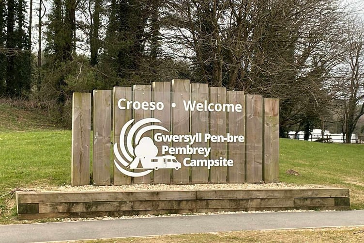 Gwersyll Pen-bre - Pembrey campsite