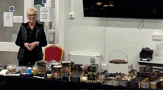 Dilys Penney of Dilly’s Chocolates, visiting Kilgetty WI, invited the ladies to try a variety of chocolates from Dilly’s Indulgent and Exotic collections, which were much enjoyed!