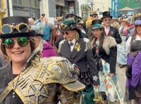 Eccentric Tenby Steampunk Festival underway