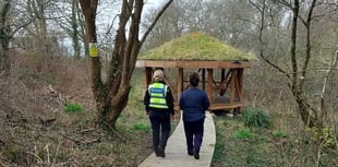 Vandalism spoils Tenby School's woodland learning area
