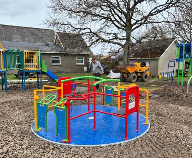 New Hedges Village Hall accessible park nearing completion