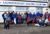 Saundersfoot's Mother's Day beach clean success