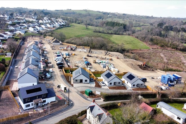 Saundersfoot's new Nant Y Dderwen homes