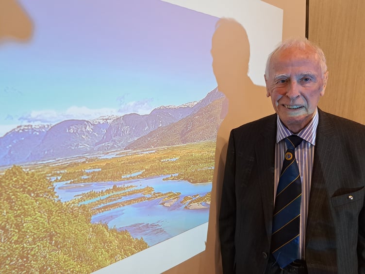 Tony Ensom, guest speaker at Narberth and District Probus Club’s March meeting, whose informative talk on Patagonia was illustrated with superb photographs that he had taken