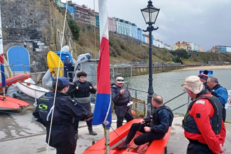 The newly trained instructors