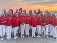 Saundersfoot's Côr y Môr dazzles Spain