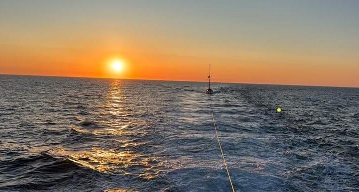 Towing began shortly after 5.30pm and the yacht was bought safely through the lock gates of Milford marina at around midnight.