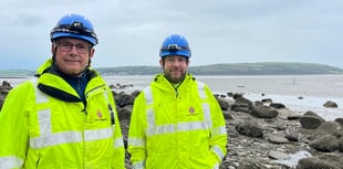 Coastguard rescues trapped woman at Llansteffan