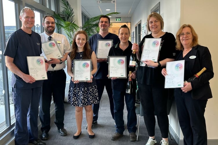thumbnail_The team at Specsavers Haverfordwest is celebrating a series of long service milestones.-1