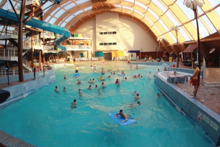 First UK Water Park, possibly in Europe and the world, to be 100 percent heated by local sustainable biomass.