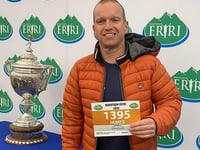 Jim tots up the miles for cancer charity
