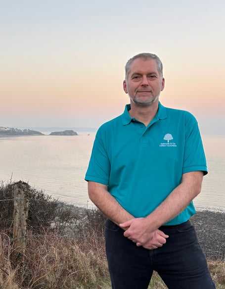 Ashmole & Co Partner Ian Badham, of Penally, is celebrating 30 years with the accountancy firm