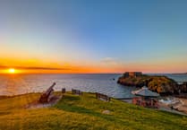 Slideshow: Scenes of Easter sunrise in Tenby