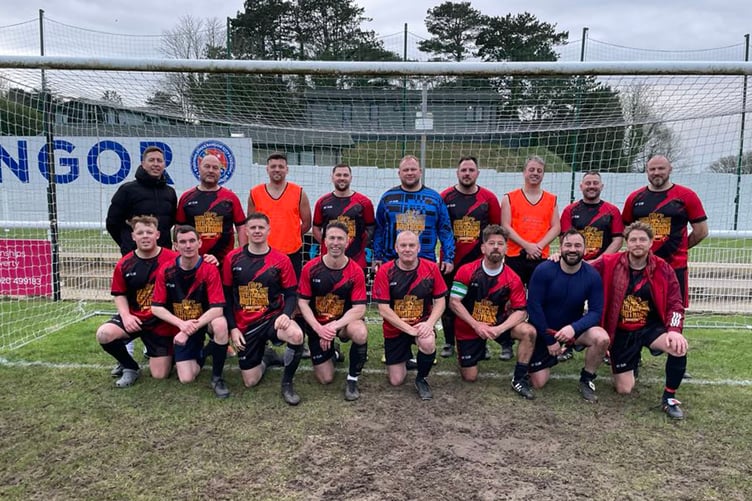 The Wales Armed Forces Veterans FC team