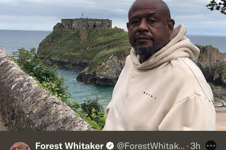 Oscar winning actor Forest Whitaker who is currently shooting Netflix crime drama ‘Havoc’ in Wales with Tom Hardy, took time out of his filming schedule to visit Tenby