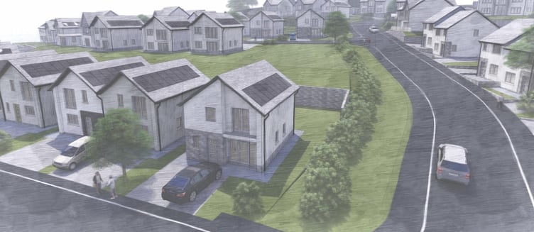 Millbay Homes, through agent Asbri Planning, seeks permission for the development of 76 homes and associated works on land East of Marine Parade, Broad Haven. Picture: Asbri Planning.