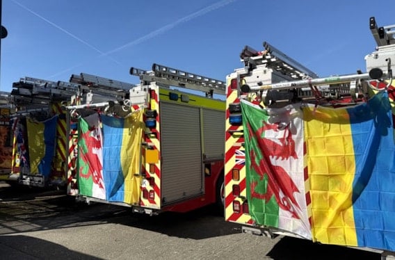 Fire Service helps deliver vital firefighting equipment to Ukraine