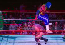 WATCH: Welsh Wrestling thrills Tenby with action-packed show at De Valence Pavilion