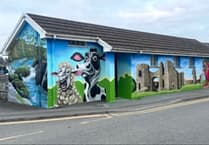 Creative murals show Carmarthenshire’s history, culture and community spirit