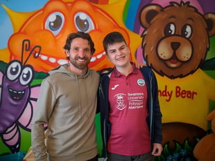 Joe Allen's heartwarming visit to bereaved young football fan