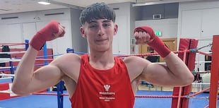 Frankie crowned Tenby Sharks' first Welsh Boxing Champion