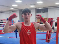 Frankie crowned Tenby Sharks' first Welsh Boxing Champion