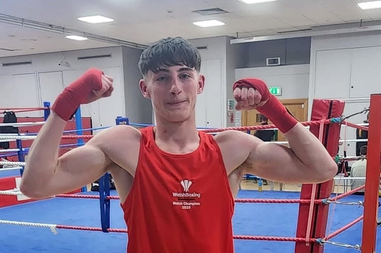Tenby Sharks has its first welsh champion Frankie Gammer