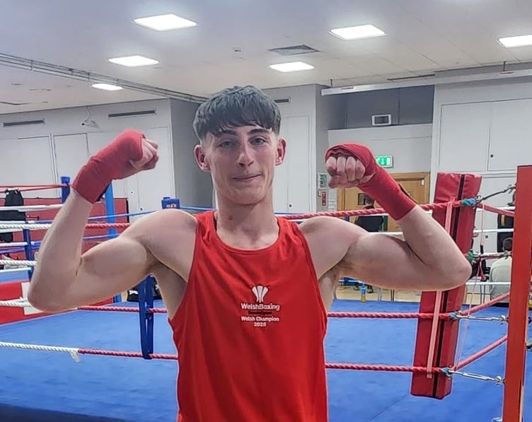 Tenby Sharks has its first welsh champion Frankie Gammer