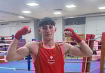 Frankie crowned Tenby Sharks' first Welsh Boxing Champion