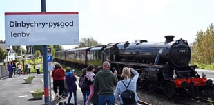 Legendary locomotive delights steam enthusiasts in Pembrokeshire