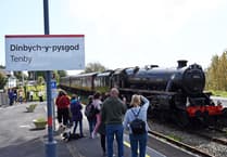 Legendary locomotive delights steam enthusiasts in Pembrokeshire