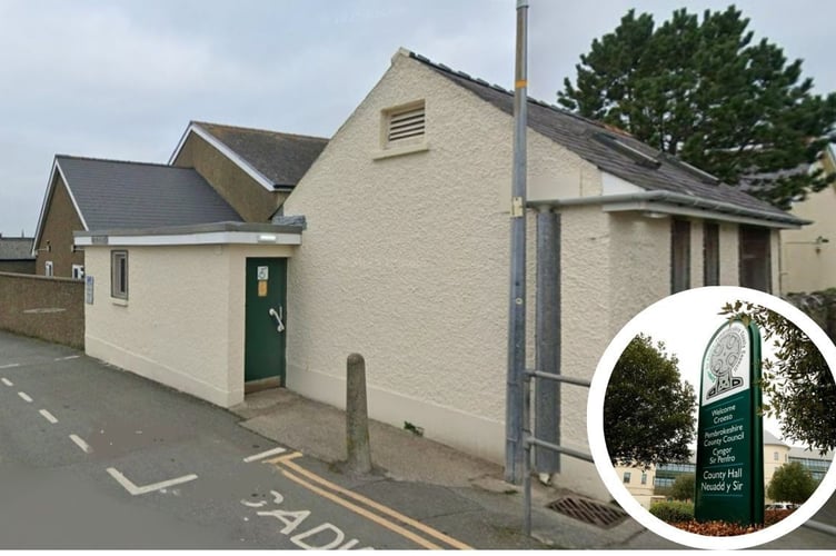 The transfer of the public convenience at Bryn Road, St Davids has been approved by Pembrokeshire County Council’s Cabinet. Pictures: Google Street View/Pembrokeshire County Council.