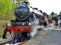 Photo reel: Legendary steam locomotive visits Pembrokeshire