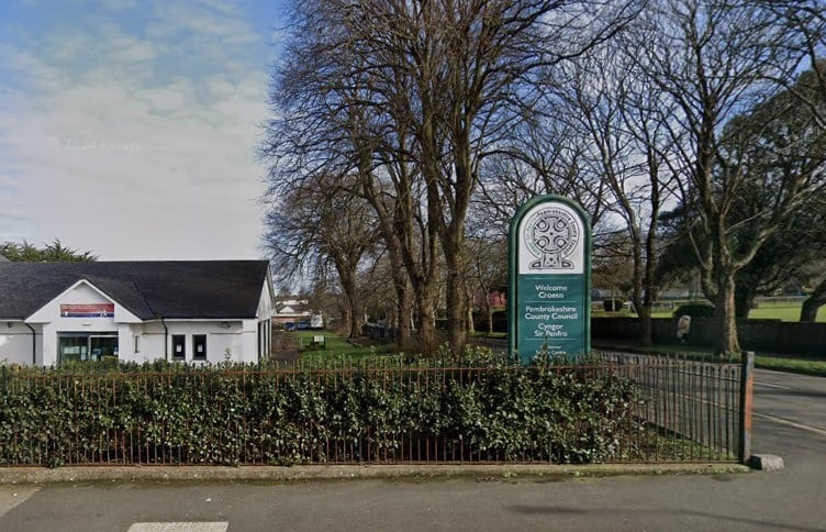 Pembroke Dock's Water Street police station. Picture: Google Street View.