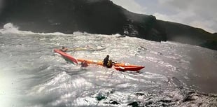 RNLI rescues stranded kayakers in Pembrokeshire's strong winds