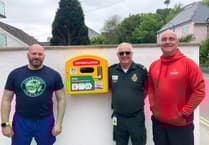 New lifesaving defibrillator installed in Saundersfoot