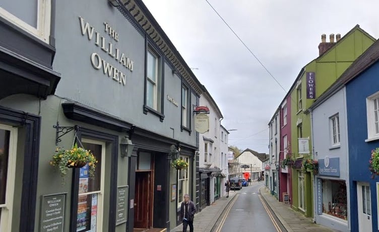 The Grade-II-listed William Owen pub, Quay Street, Haverfordwest. Picture: Google Street View.