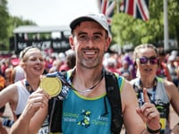 Tenby's Adam nears marathon charity challenge finish